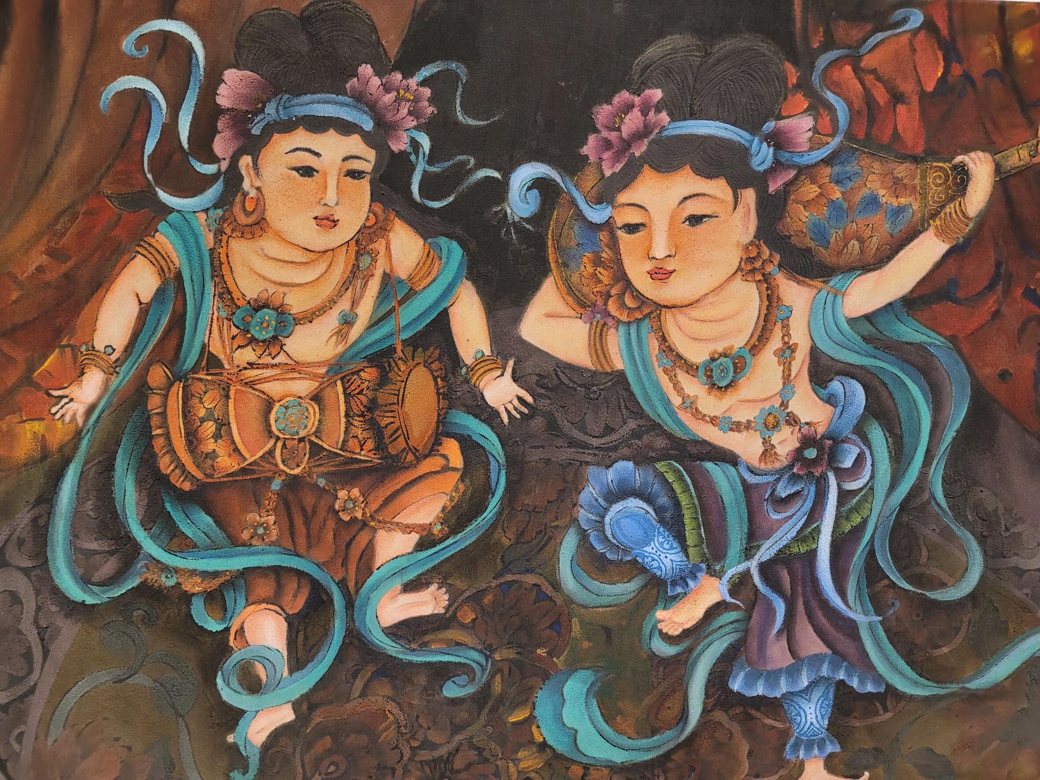 20220616「初妝-婦女大學師生聯展」春季特展，於鶯歌區公所樂陶藝文走廊-9