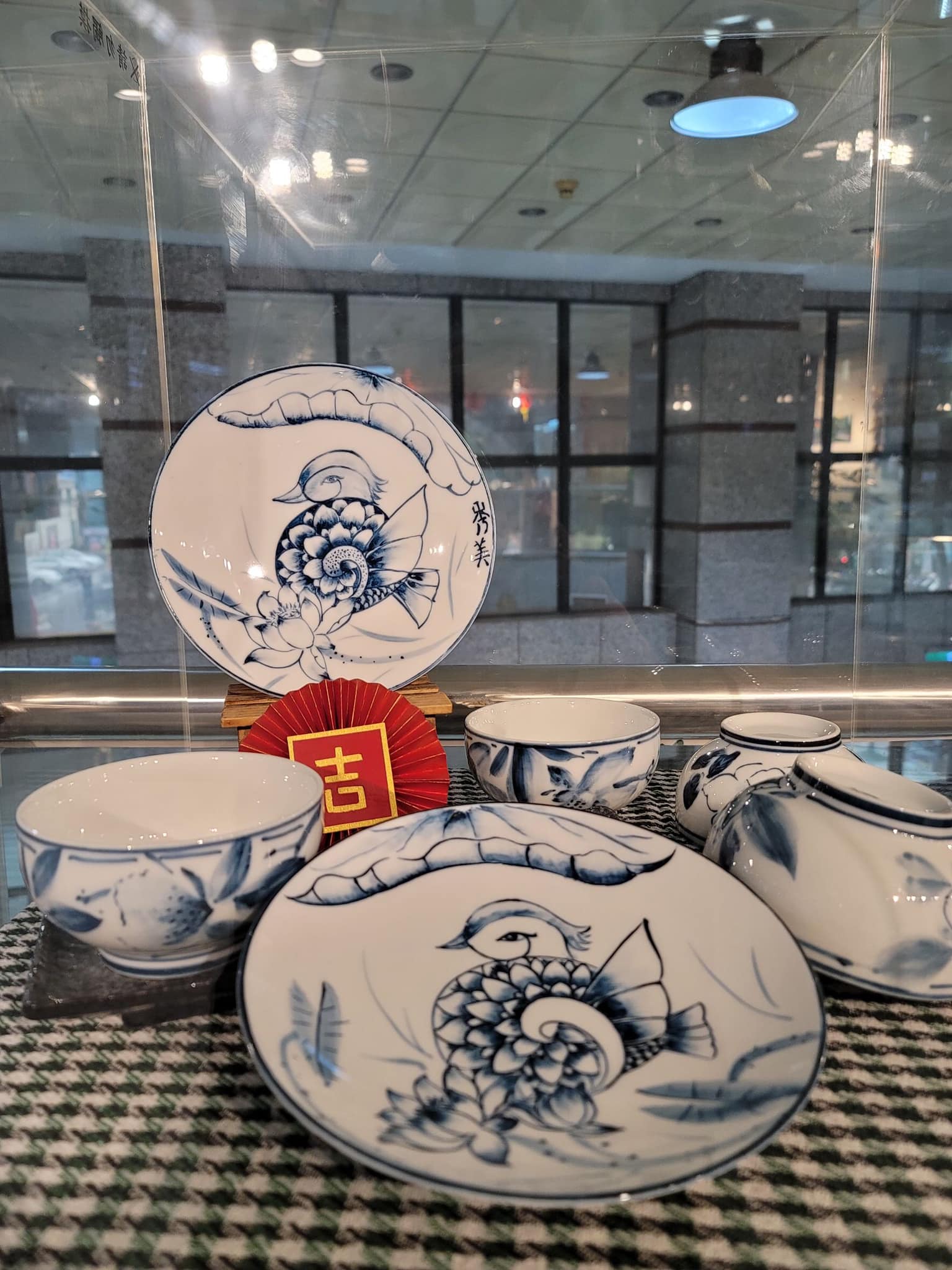 20220616「初妝-婦女大學師生聯展」春季特展，於鶯歌區公所樂陶藝文走廊-13