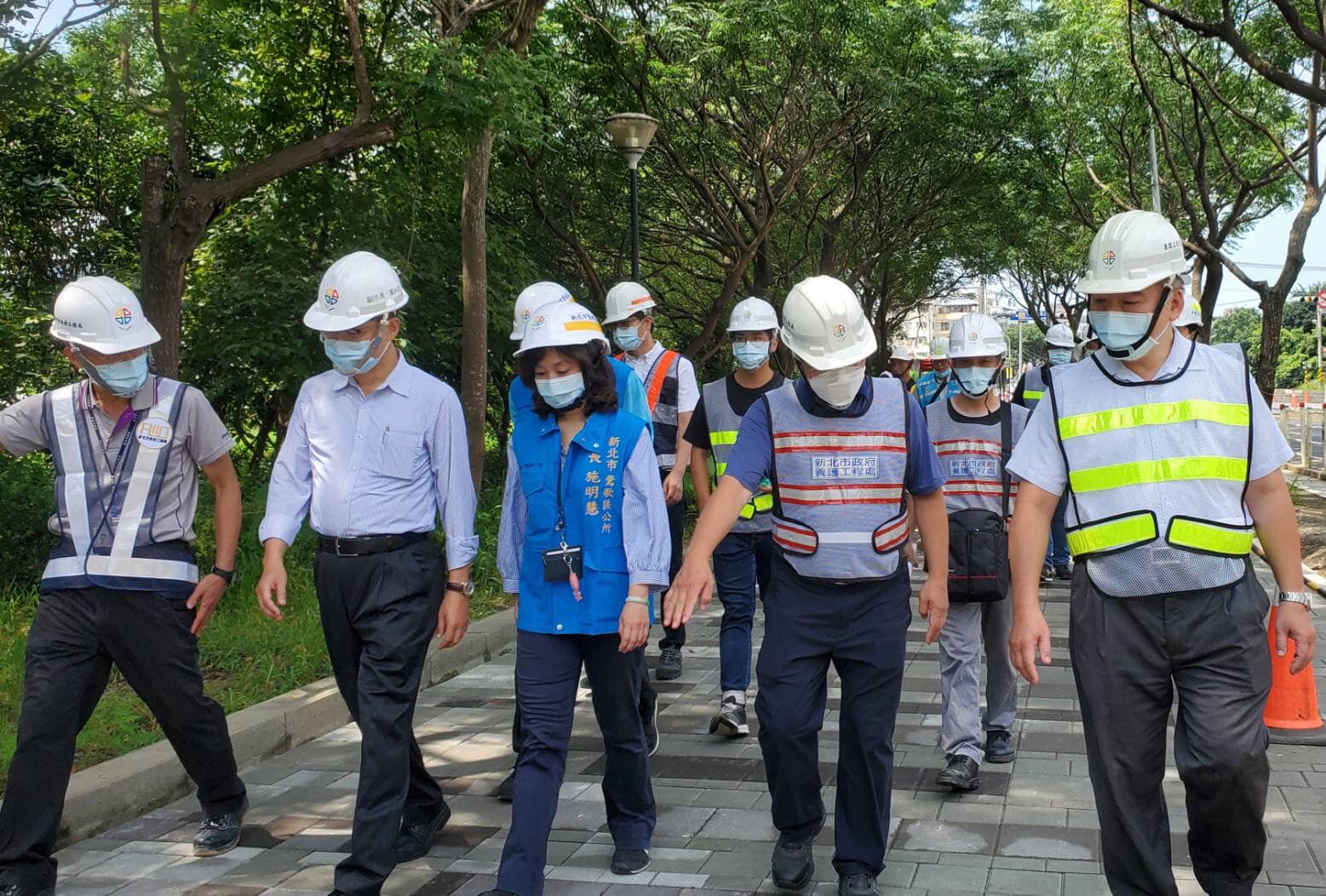 20220627新北市陳副市長純敬6月27日蒞臨鶯歌區視察，三鶯文創整合計劃及重慶橋視察工程進度-2