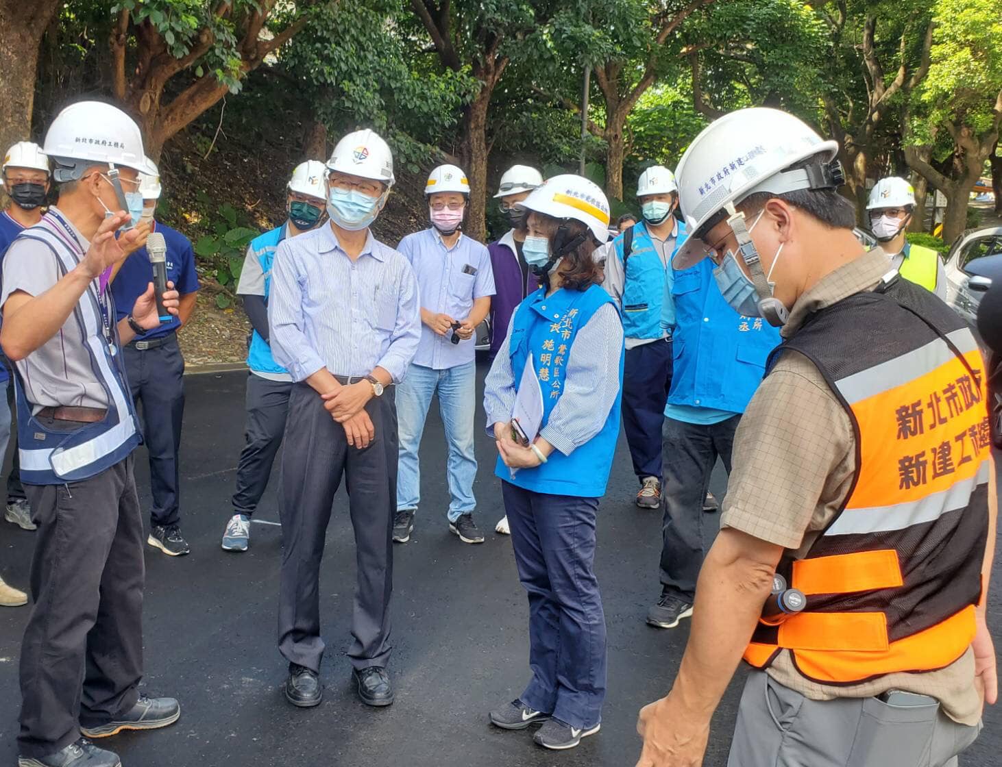20220627新北市陳副市長純敬6月27日蒞臨鶯歌區視察，三鶯文創整合計劃及重慶橋視察工程進度-3