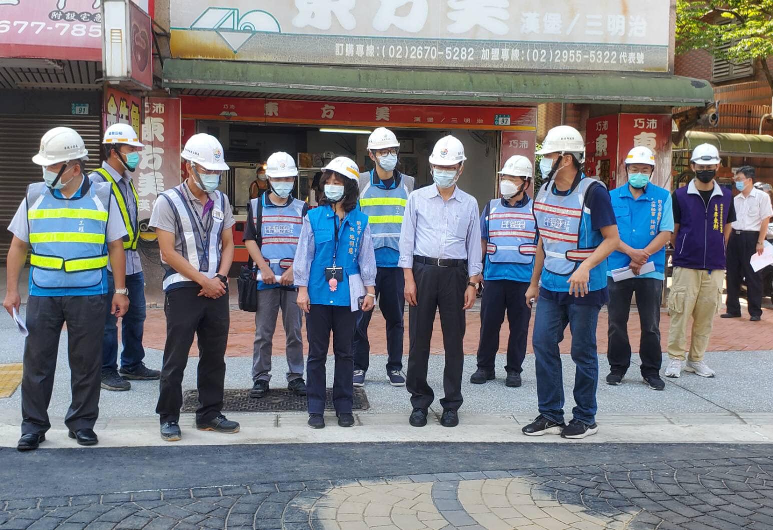 20220627新北市陳副市長純敬6月27日蒞臨鶯歌區視察，三鶯文創整合計劃及重慶橋視察工程進度-4