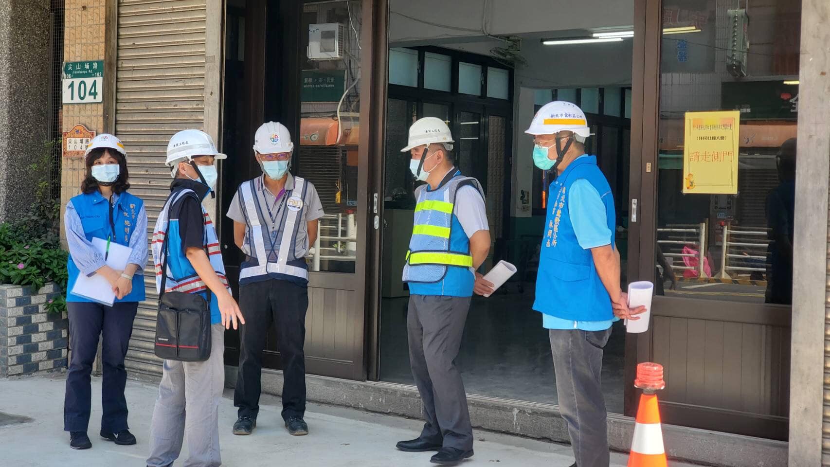 20220627新北市陳副市長純敬6月27日蒞臨鶯歌區視察，三鶯文創整合計劃及重慶橋視察工程進度-5