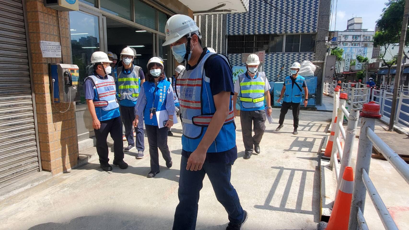 20220627新北市陳副市長純敬6月27日蒞臨鶯歌區視察，三鶯文創整合計劃及重慶橋視察工程進度-8