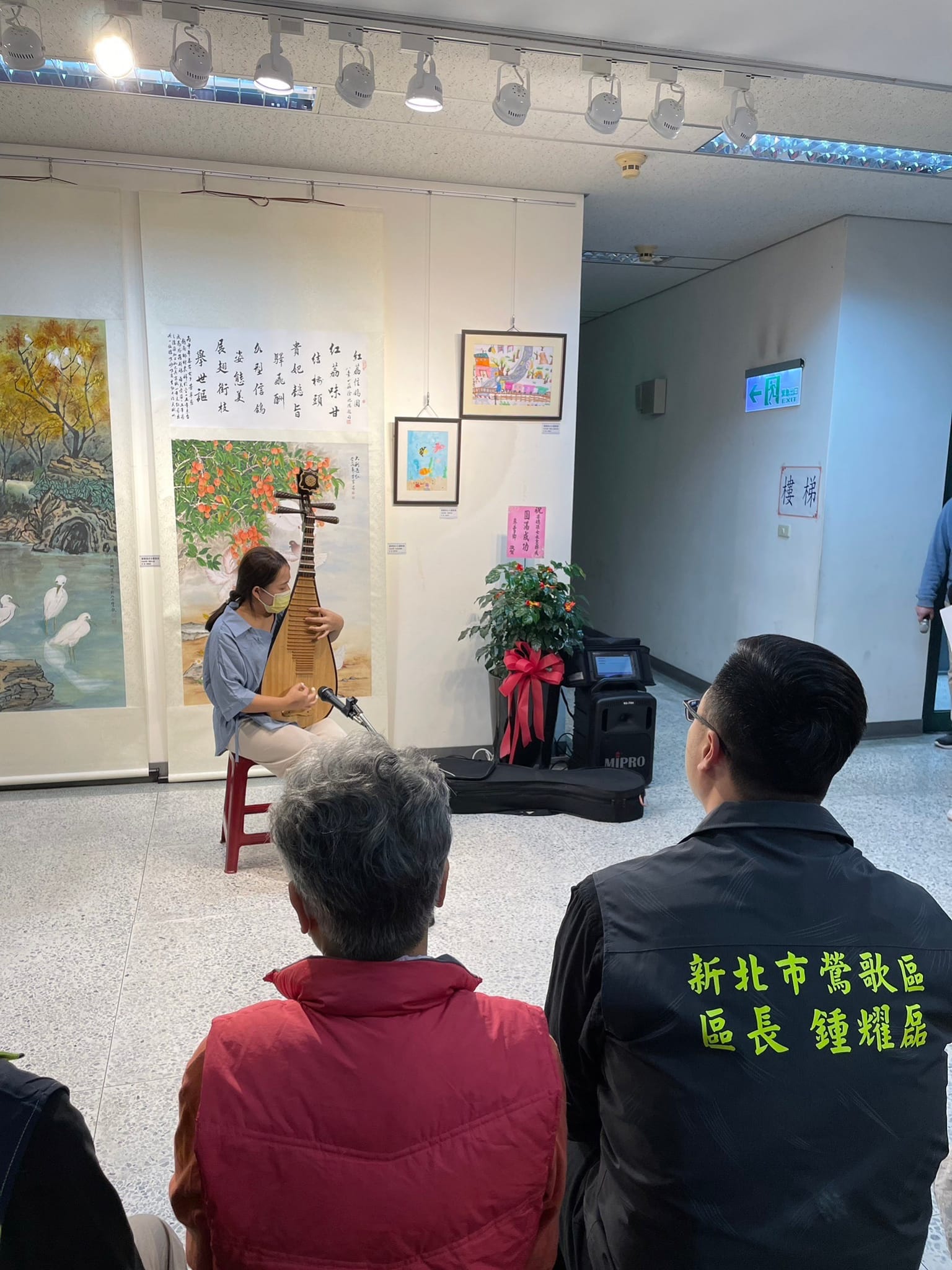 三鶯文創整合計畫-鶯歌區公所藝文走廊「張瑜芳、陳芳草 婆媳花鳥水墨聯展」-3
