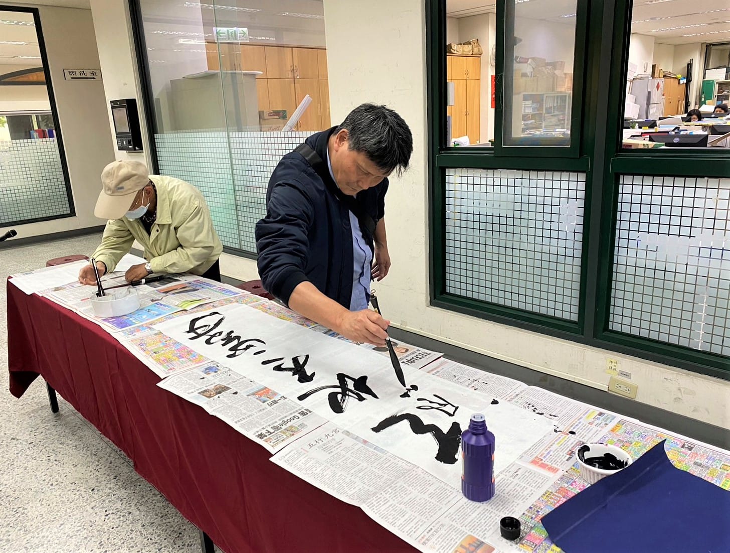 三鶯文創整合計畫-鶯歌區公所藝文走廊「張瑜芳、陳芳草 婆媳花鳥水墨聯展」-4