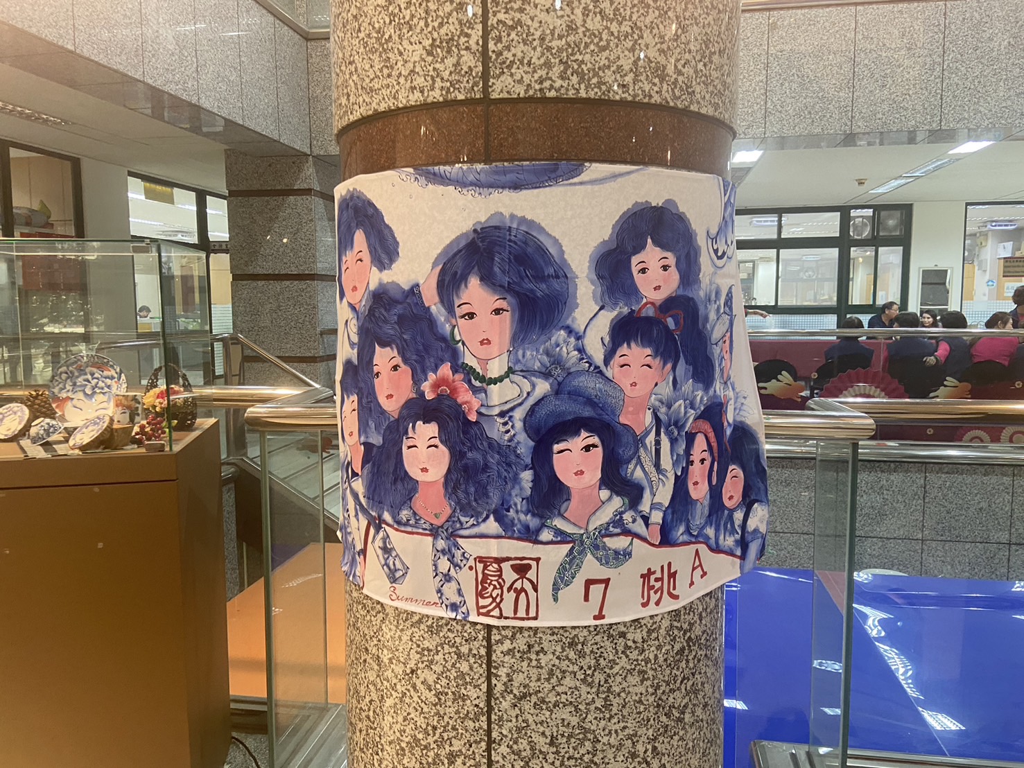 手繪畫布作品