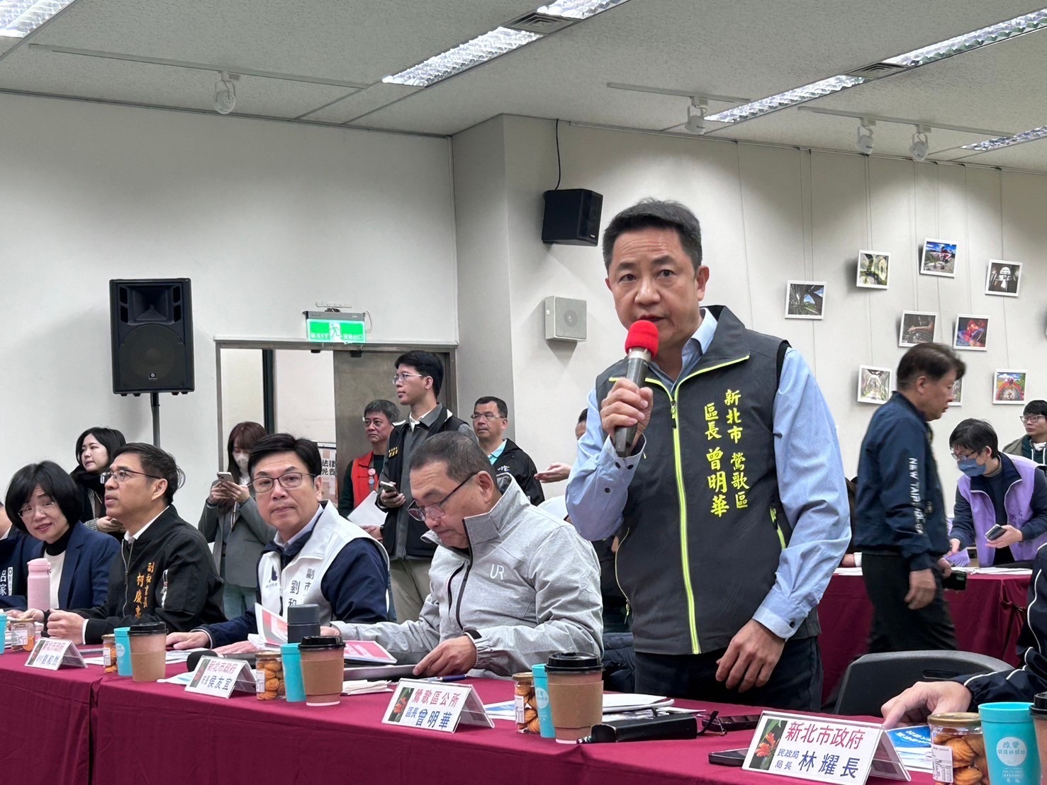 市長行動治理座談會-區長說明