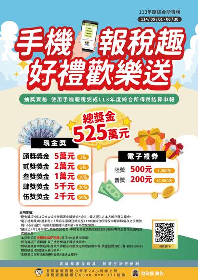 手機報稅趣好禮歡樂送
