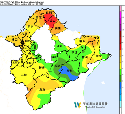 預測降雨圖