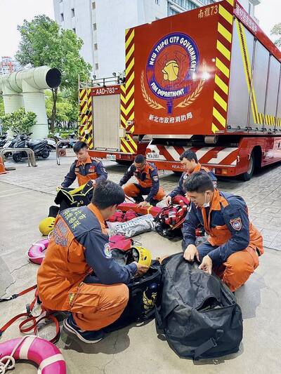 本市派遣特搜大隊前往支援花蓮