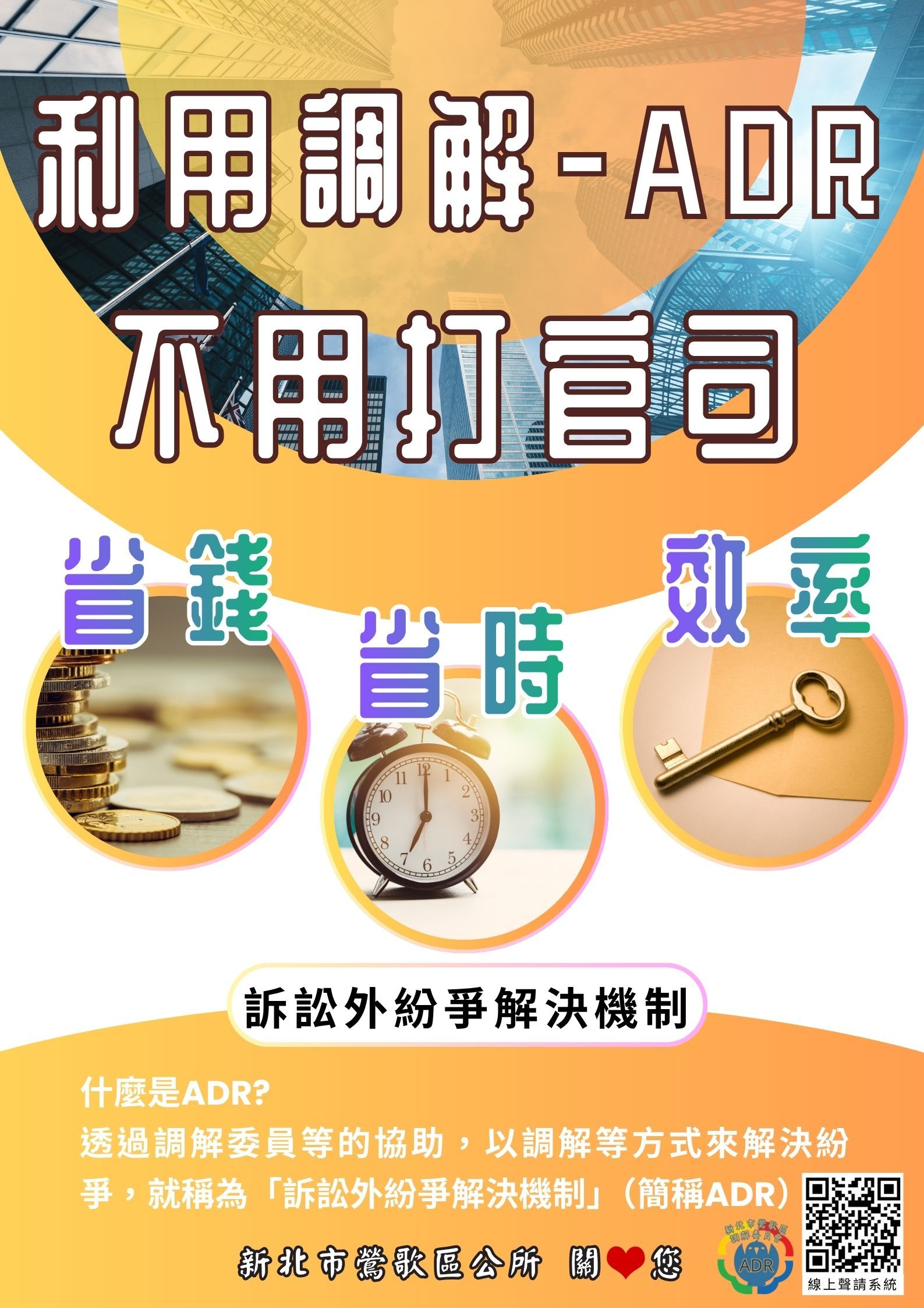 利用調解-ADR 不用打官司