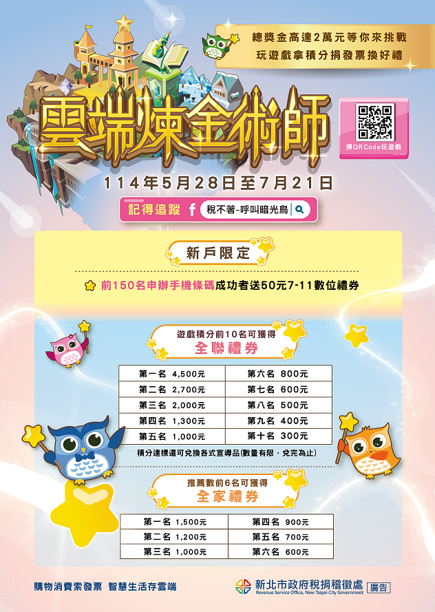 *「雲端煉金術師」網頁互動遊戲海報